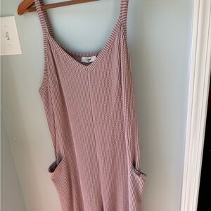 Entro Mauve Knit Jumpsuit